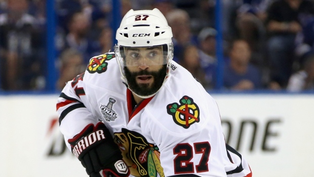 Johnny Oduya, Dave Sandford/National Hockey League/Getty Images Johnny Oduya