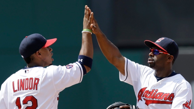 Michael Bourn and Francisco Lindor 