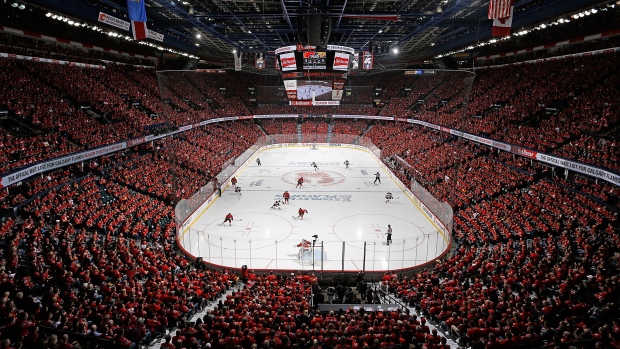 Saddledome , Gerry Thomas/National Hockey League/Getty Images Saddledome