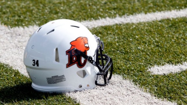 BC Lions helmet