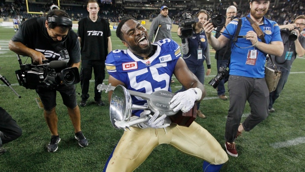 Jamaal Westerman, The Canadian Press Jamaal Westerman