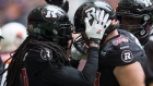 Photo: CP, License: N/A, Created: 2015:09:12 09:48:30 Redblacks Abdul Kanneh Keith Shologan