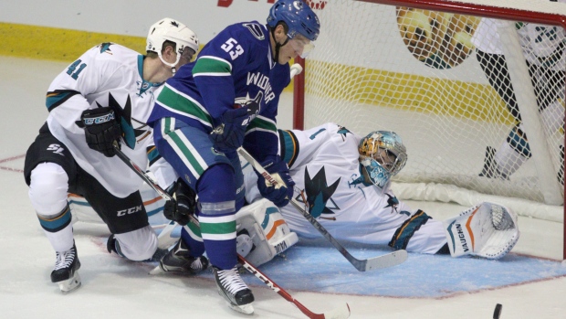 Bo Horvat and Troy Grosenick