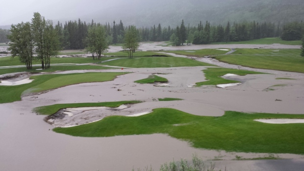 Kananaskis golf courses flooded in Alberta