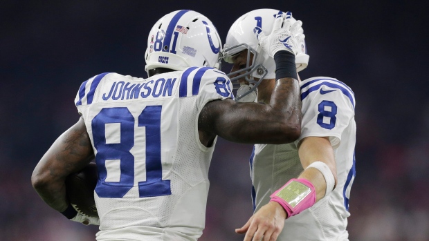Andre Johnson Matt Hasselbeck, The Canadian Press Andre Johnson Matt Hasselbeck