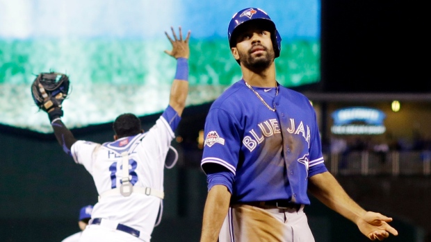 Dalton Pompey and Salvador Perez, The Canadian Press Dalton Pompey and Salvador Perez