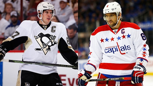 Sidney Crosby and Alexander Ovechkin