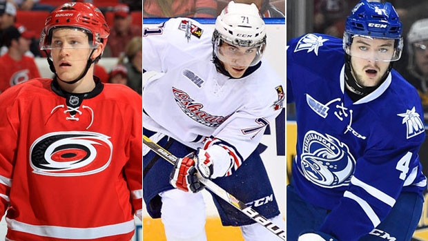 Jeff Skinner, Michael Dal Colle, Sean Day, Getty Images Jeff Skinner, Michael Dal Colle, Sean Day