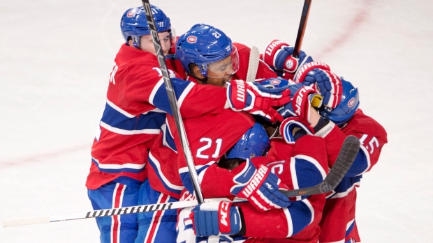 Canadiens Celebrate, CP Canadiens Celebrate