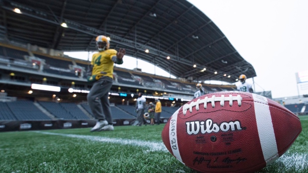 Grey Cup teams will use their own balls on offence.