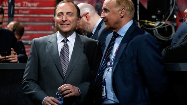 Gary Bettman and Colin Campbell