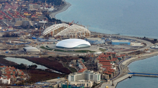 Sochi Olympic Stadium after the 2014 Winter Games