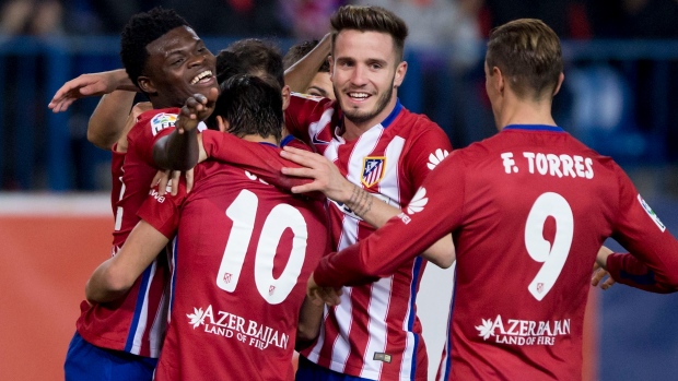 Atletico Madrid celebrates, Getty Images Atletico Madrid celebrates