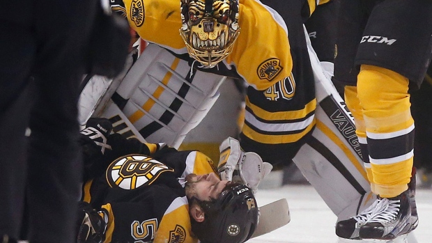 Adam McQuaid injured, The Canadian Press Adam McQuaid injured