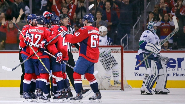 Capitals Celebrate, The Canadian Press Capitals Celebrate
