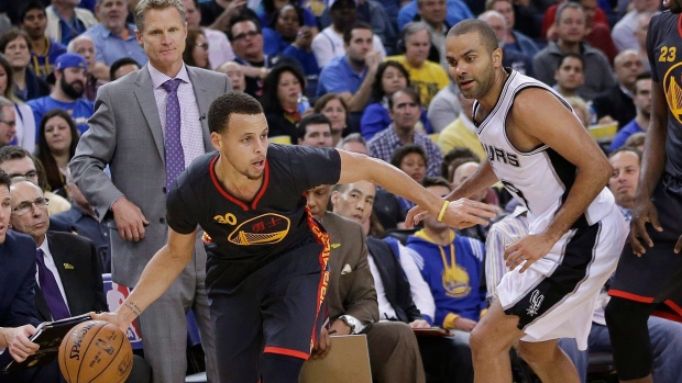 Steph Curry and Tony Parker