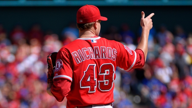 Garrett Richards, Matt Brown/Getty Images Garrett Richards