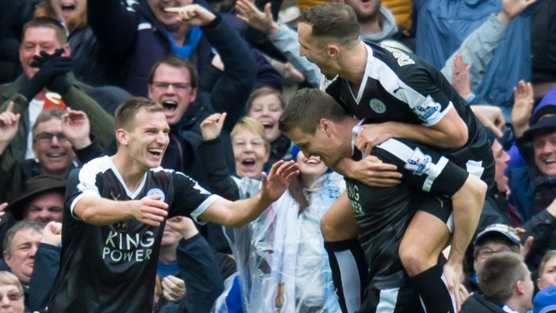 Leicester celebrates
