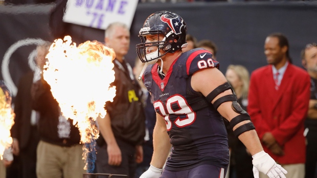J.J. Watt, Thomas B. Shea/Getty Images J.J. Watt