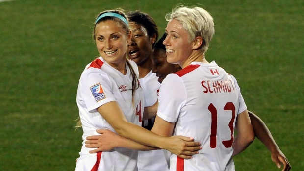 Shelina Zadorsky Ashley Lawrence Deanne Rose Sophie Schmidt , The Canadian Press Shelina Zadorsky Ashley Lawrence Deanne Rose Sophie Schmidt
