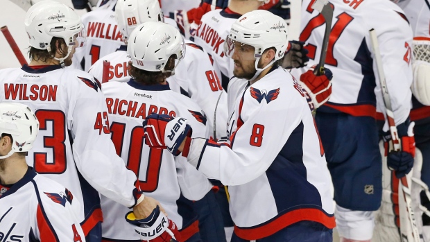 Alex Ovechkin, Capitals celebrate