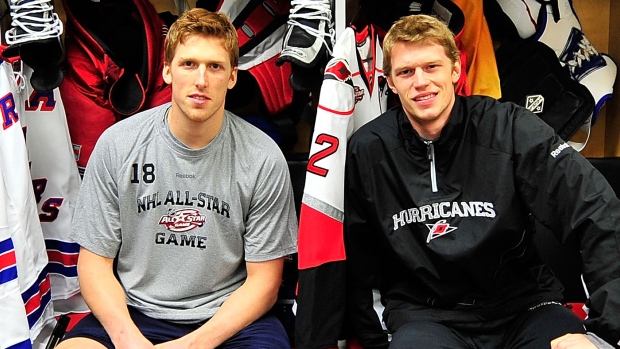 Marc and Eric Staal, Getty Images Marc and Eric Staal