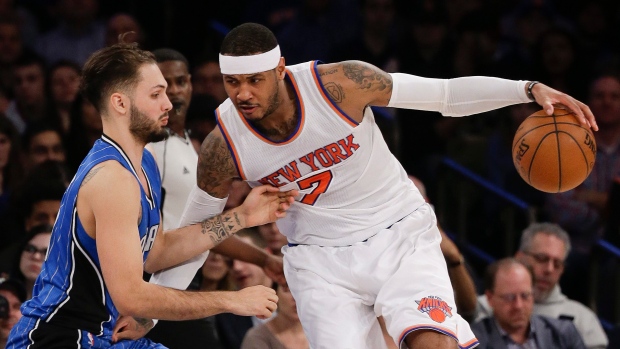 Carmelo Anthony, The Canadian Press Carmelo Anthony