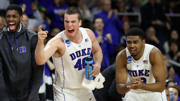 Marshall Plumlee and Matt Jones, Maddie Meyer/Getty Images Marshall Plumlee and Matt Jones
