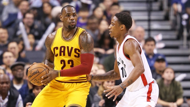 LeBron James and DeMar DeRozan, Claus Andersen/Getty Images LeBron James and DeMar DeRozan