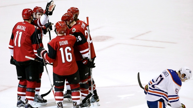 Coyotes Celebrate, The Canadian Press Coyotes Celebrate