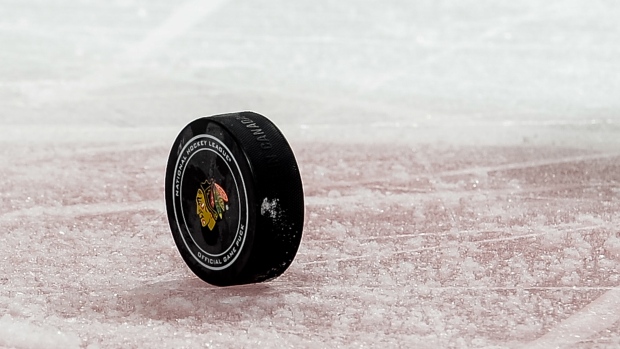 NHL Blackhawks puck