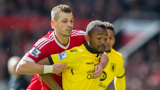 Morgan Schneiderlin and Jordan Ayew, The Canadian Press Morgan Schneiderlin and Jordan Ayew