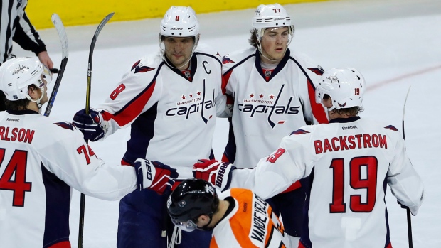 Capitals celebrate, The Canadian Press Capitals celebrate
