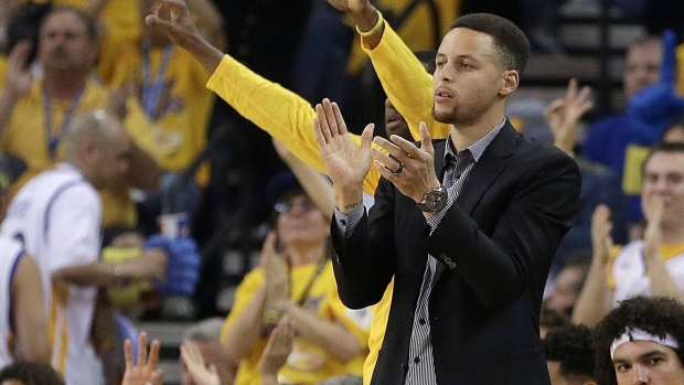 Golden State's Curry out for Game 3 against Houston Rockets Article Image 0, The Canadian Press Golden State's Curry out for Game 3 against Houston Rockets Article Image 0