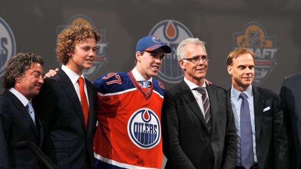 Connor McDavid at the 2015 NHL Entry Draft