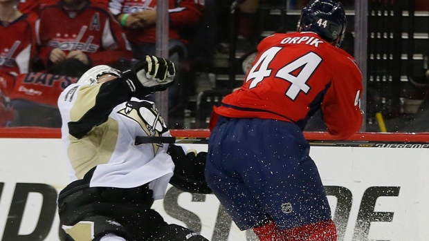 Orpik hits Maatta, The Canadian Press Orpik hits Maatta
