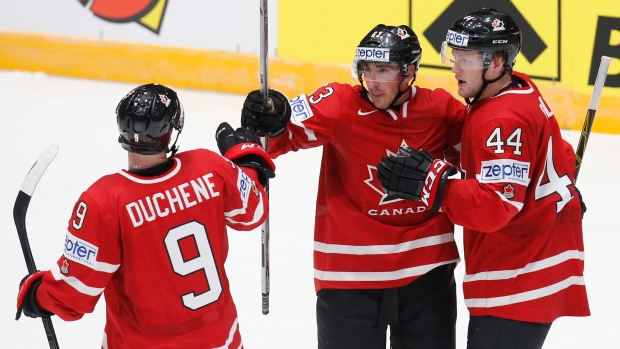 Team Canada Celebrates