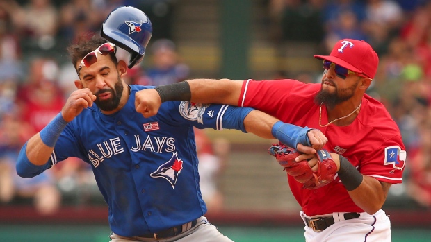 Jose Bautista Rougned Odor , The Canadian Press Jose Bautista Rougned Odor