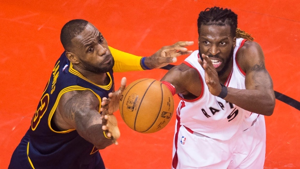 LeBron James and DeMarre Carroll, The Canadian Press LeBron James and DeMarre Carroll