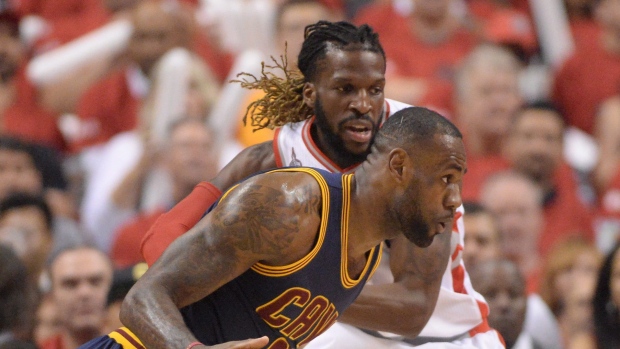 LeBron James and DeMarre Carroll