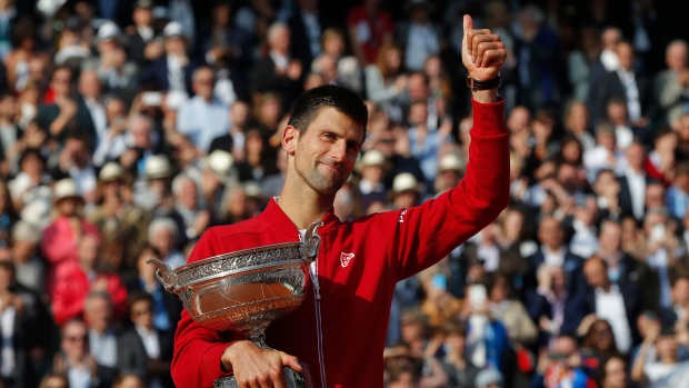 Novak Djokovic, The Canadian Press Novak Djokovic