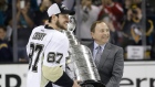 Crosby takes Stanley Cup from Bettman 