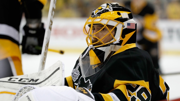 Marc-Andre Fleury, Dave Reginek/National Hockey League/Getty Images Marc-Andre Fleury