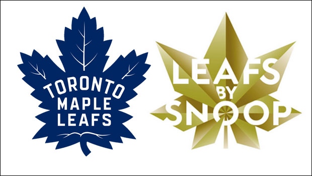 Toronto Maple Leafs and Snoop logos