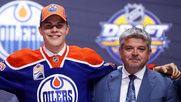 Jesse Puljujarvi and Todd McLellan