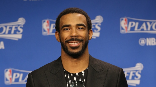 Mike Conley Receives the 2015-2016 NBA Sportsmanship Award, Joe Murphy/National Basketball Association/Getty Images Mike Conley Receives the 2015-2016 NBA Sportsmanship Award