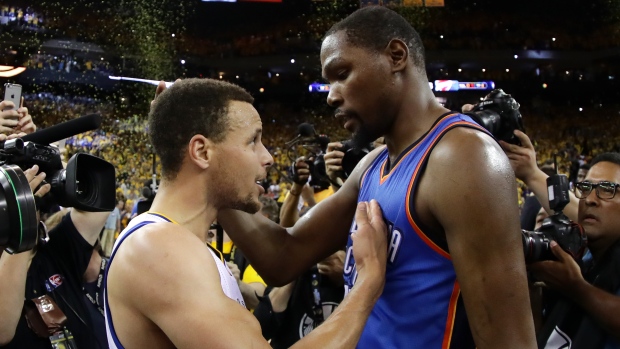 Steph Curry and Kevin Durant