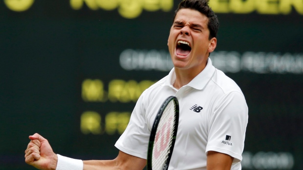 Milos Raonic, The Canadian Press Milos Raonic