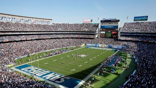 San Diego Chargers stadium plan heads to November ballot Article Image 0, The Canadian Press San Diego Chargers stadium plan heads to November ballot Article Image 0