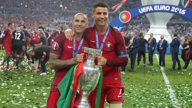 Cristiano Ronaldo and Ricardo Quaresma